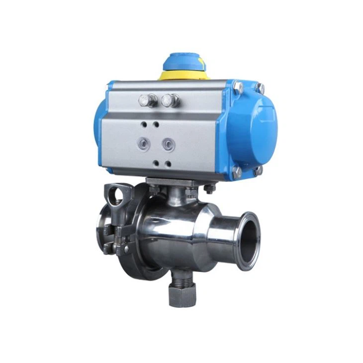 Pneumatic Sanitary Clamp Ball Valve